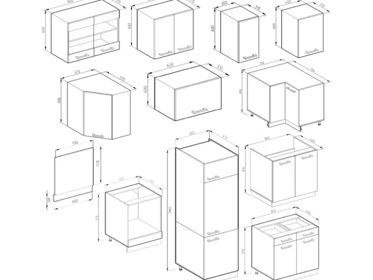 Winkelküchen<Vicco R-Line Eckküche Bordeaux Hochglanz/Goldkraft Eiche 227 x 287 cm AP Marmor ohne E-Geräte Bordeaux-Glanz