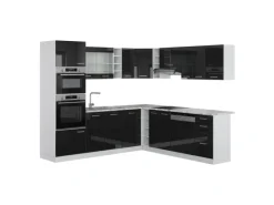 Vicco R-Line Einbauküche /Weiß 237 x 60 cm ohne Arbeitsplatte ohne E-Geräte Einbauküchen|Winkelküchen