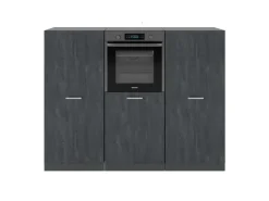 Zubehör Für Küchenarmatur<Vicco R-Line Einbauküche Schwarz Beton/Anthrazit 180 cm ohne Arbeitsplatte ohne E-Geräte Beton Anthrazit