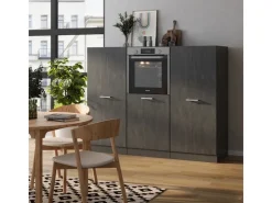 Zubehör Für Küchenarmatur<Vicco R-Line Einbauküche Schwarz Beton/Anthrazit 180 cm ohne Arbeitsplatte ohne E-Geräte Beton Anthrazit
