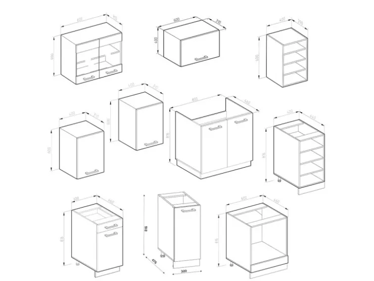 Pantryküchen|Winkelküchen<Vicco R-Line Küchenzeile /Anthrazit 240 cm J-Shape ohne E-Geräte Rot