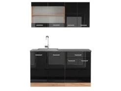 Sale Vicco R-Line Singleküche /Goldkraft Eiche 140 cm AP Anthrazit ohne E-Geräte Single-Küchen