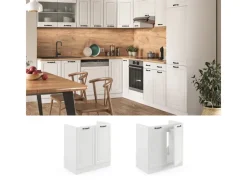 Sale Vicco Spülenunterschrank R-Line Landhaus/ 80 cm AP Anthrazit Küchenschränke