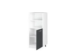 Hot Vicco Vorratsschrank R-Line Herdschrank Schwarz Beton/Weiß 60 cm Herde