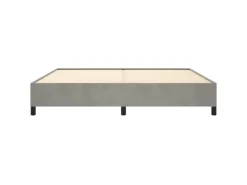 Pfannen<vidaXL Bettgestell Hellgrau 200x200 cm Samt Modell 21368964