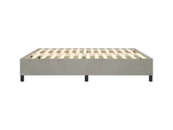 Pfannen<vidaXL Bettgestell Hellgrau 200x200 cm Samt Modell 21368964
