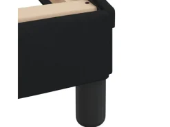 Outlet vidaXL Bett mit Matratze Schwarz 140x200 cm Stoff Modell 12007275 Gefrierschränke|Herde