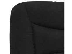 Outlet vidaXL Bett mit Matratze Schwarz 140x200 cm Stoff Modell 12007275 Gefrierschränke|Herde