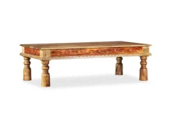 Discount vidaXL Couchtisch Massivholz Mango Akazie 110x60x38 cm 245140 Gefrierschränke