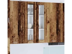 Sale vidaXL Hängeschrank Riga 80 x 31 x 100 cm Holzwerkstoff 884400 Küchenschränke