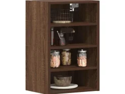 Sale vidaXL Hängeschrank Riga Braun Eichen-Optik 40x29,5x60 cm Holzwerkstoff 854181 Eiche Braun