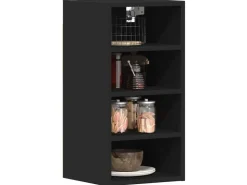 Sale vidaXL Hängeschrank Riga 30x29,5x60 cm Holzwerkstoff 854167 Schwarz