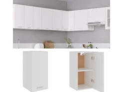 Töpfe<vidaXL Hängeschrank Weiß 29,5x31x60 cm Holzwerkstoff