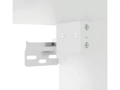 vidaXL Küchen-Hängeschrank mit Glastür Lucca Grau Sonoma Holzwerkstoff 853913