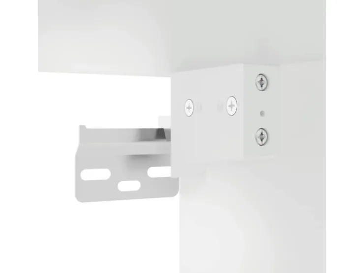 vidaXL Küchen-Hängeschrank mit Glastür Lucca Grau Sonoma Holzwerkstoff 853913
