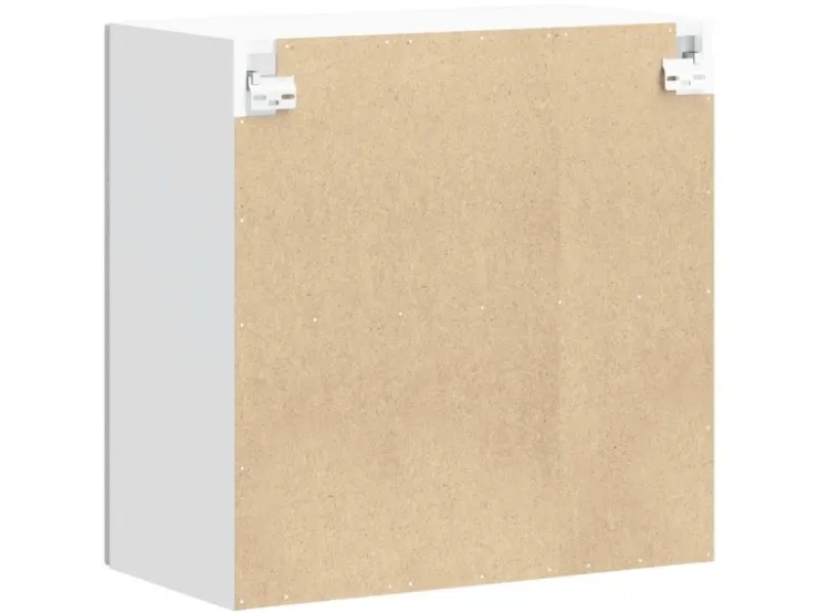 vidaXL Küchen-Hängeschrank mit Glastür Lucca Grau Sonoma Holzwerkstoff 853913