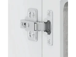 vidaXL Küchen-Hängeschrank mit Glastür Lucca Grau Sonoma Holzwerkstoff 853913