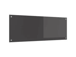 Best vidaXL Küchenrückwand 120 x 50 x 0,6 cm Gehärtetes Glas 42001314 Dunkelgrau