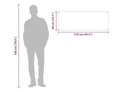 Best vidaXL Küchenrückwand 120 x 50 x 0,6 cm Gehärtetes Glas 42001314 Dunkelgrau