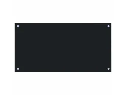 Best vidaXL Küchenrückwand 80x40 cm Hartglas 249484 Schwarz