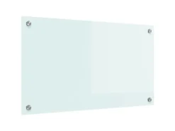 vidaXL Küchenrückwand 70 x 40 cm Gehärtetes Glas 42018008 Weiß