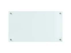vidaXL Küchenrückwand 70 x 40 cm Gehärtetes Glas 42018008 Weiß