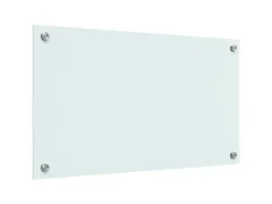 vidaXL Küchenrückwand 70 x 40 cm Gehärtetes Glas 42018008 Weiß
