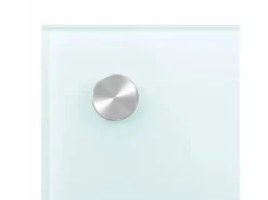 Best vidaXL Küchenrückwand 80x50 cm Hartglas 249455 Weiß