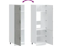 Küchenschränke<vidaXL Küchenschrank Kalmar Holzwerkstoff 853631 Betongrau
