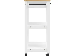 Servierwagen<vidaXL Küchenwagen MONZA 84x40x90 cm Massivholz Kiefer Modell 16