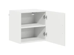 vidaXL Küchenwandschrank mit Regal 40 x 31 x 40 cm Holzwerkstoff 884514 Weiß