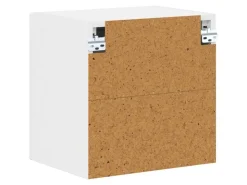 vidaXL Küchenwandschrank mit Regal 40 x 31 x 40 cm Holzwerkstoff 884514 Weiß