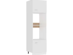 Sale vidaXL Mikrowellenumbauschrank Weiß 60x57x207 cm Holzwerkstoff Vorratsdosen|Küchenregale