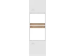 Sale vidaXL Mikrowellenumbauschrank Weiß 60x57x207 cm Holzwerkstoff Vorratsdosen|Küchenregale