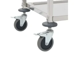 Sale vidaXL 3-Stufiger Servierwagen 95x45x83,5 cm Edelstahl