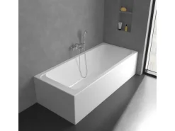 Villeroy & Boch Einhebelmischer<Einhebel-Badewannenarmatur Architectura Square in Chrom