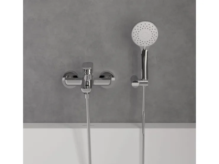 Villeroy & Boch Einhebelmischer<Einhebel-Badewannenarmatur O.novo in Chrom