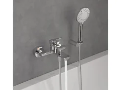 Villeroy & Boch Einhebelmischer<Einhebel-Badewannenarmatur O.novo in Chrom