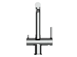 Best VIZIO NIEDERDRUCK 3 Wege Wasserhahn Küchenarmatur Edelstahl Massiv 360° Schwenkbarem L Auslauf Hochglanz Poliert Ersatzteile Küchenarmatur|Einhebelmischer
