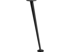 Outlet Wagner design yourself Wagner Möbelbein Schräg 80er Jahre Stil Ø 65 mm x 400 mm Schwarz Matt