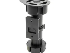 Hot Wagner Sockelverstellfuß Justierbar L 115-185 mm Schwarz 4 Stück Küchenschränke