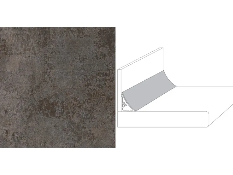 Sale Wandabschlussleiste Plus 300 x 3 cm Metall Versicolour (ME 873) Küchenrückwände