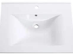 Clearance Waschbecken Rave 70 cm Weiß Einhebelmischer