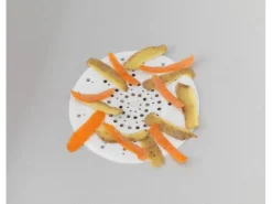Wenko Küchenhelfer<Abfluss-Sieb Silikon Weiß