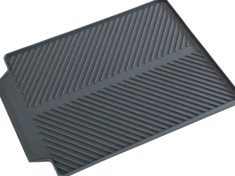 Best Abtropfmatte Linea 40 cm x 3 cm x 30 cm Grau Küchenhelfer