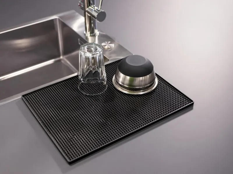 Best Abtropfmatte Maxi 40 cm x 30 cm Black Outdoor Kitchen Schwarz Schneidebretter