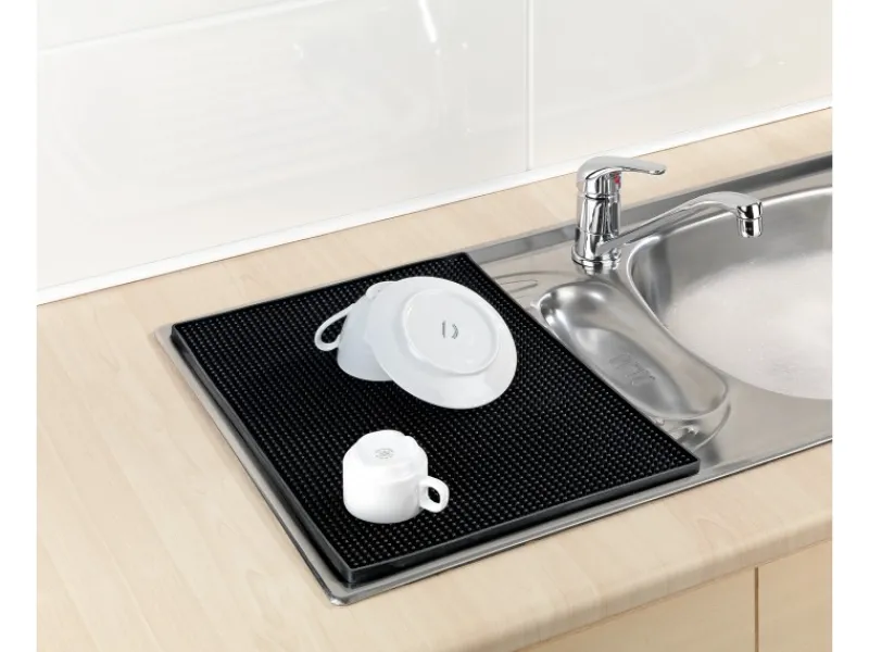 Outlet Abtropfmatte Maxi 40 cm x 30 cm Schwarz Abtropfgestelle|Schneidebretter