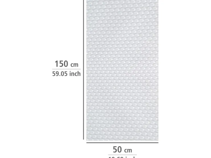 Wenko Küchenhelfer<Anti-Rutsch-Matte Noppen Zuschneidbar 150 cm x 50 cm Weiß