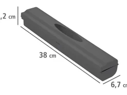 Discount Wenko Folienschneider Perfect-Cutter 38 cm x 5,2 cm x 6,7 cm Anthrazit
