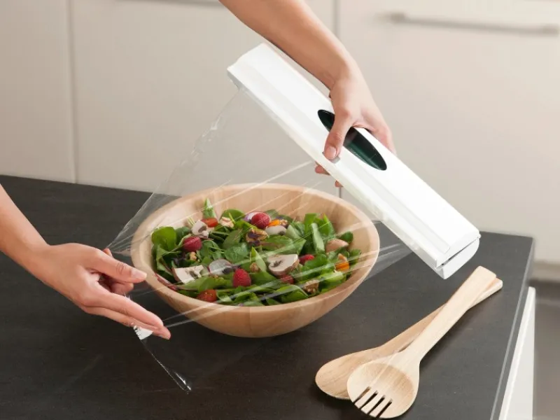 Clearance Folienspender Perfect Cutter 1Click Weiß Küchenhelfer